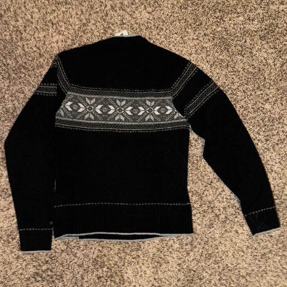 Women's Columbia Sweater Wool Blend  Black Small - Picture 4 of 4